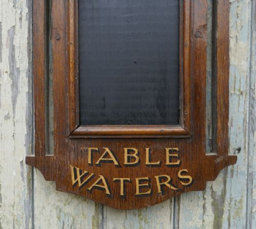 fig 1. Schweppes Oak Hotel Black Board or Menu Board