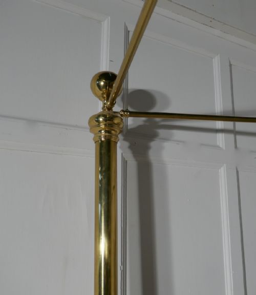 fig 3. Victorian Art Nouveau 4 Poster Double Brass Bed