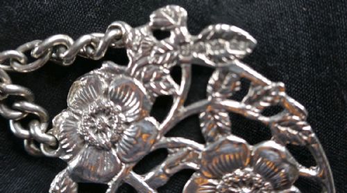 fig 2. Lovely Art Nouveau Silver Belt and Buckle