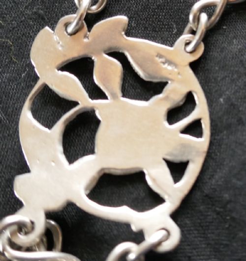 fig 5. Lovely Art Nouveau Silver Belt and Buckle