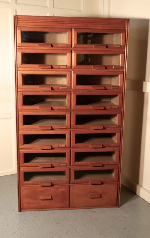 Vintage Art Deco Haberdashery Cabinet,shop Fitting