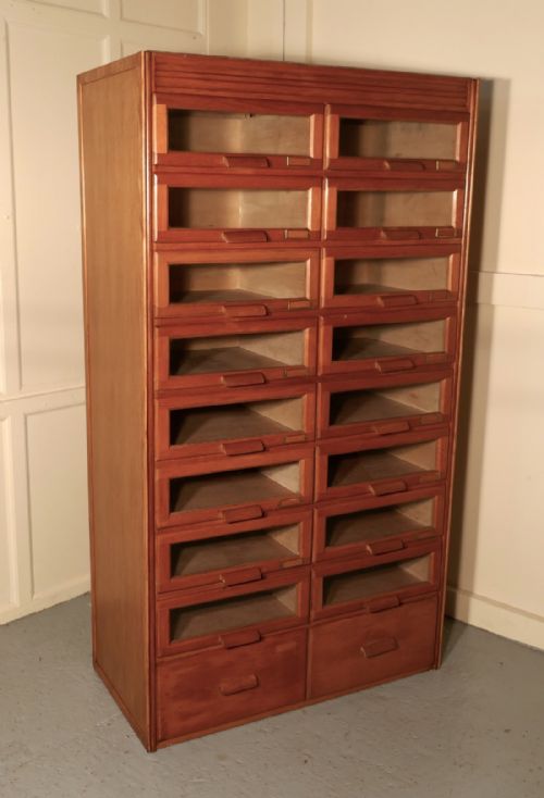 fig 3. Vintage Art Deco Haberdashery Cabinet,Shop Fitting