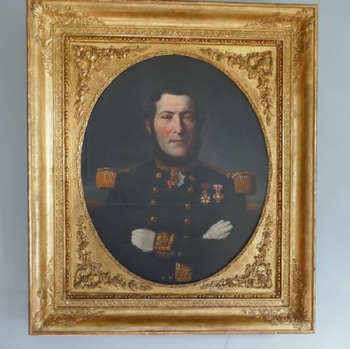 fig 2. Portrait of a French Naval Officer, Vice Admiral Thomasset