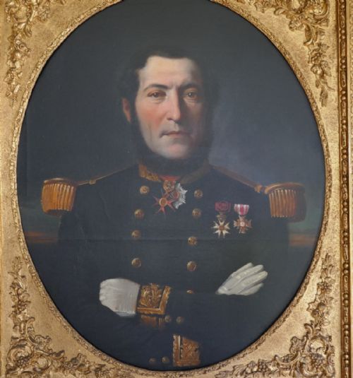 fig 5. Portrait of a French Naval Officer, Vice Admiral Thomasset