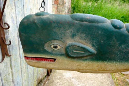 fig 3. Rare French Whale Oil Trade Shop Sign 