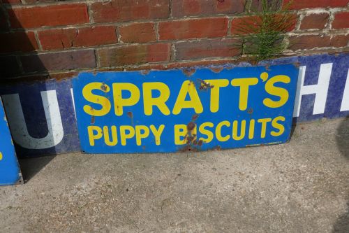 Original Spratt’s Enamel Sign