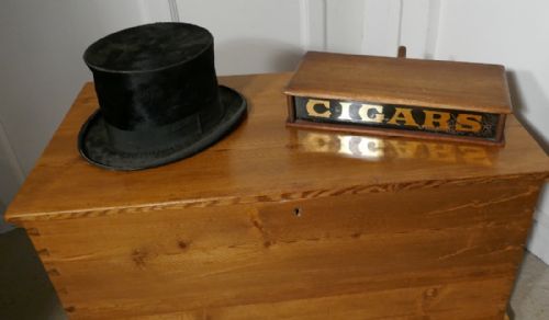 fig 2. Victorian Mahogany Cigar Box