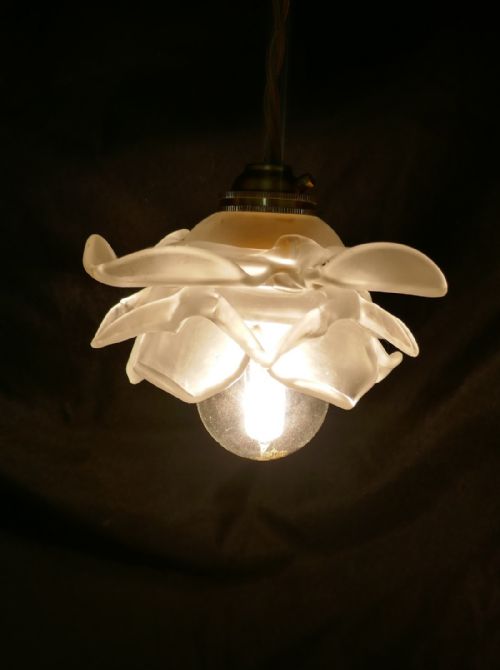 fig 1. A Pretty French Ormolu Cherub Ceiling Pendant