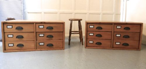 A Pair of Stacking Filing Cabinet Drawers