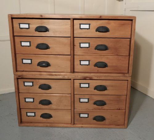 fig 2. A Pair of Stacking Filing Cabinet Drawers