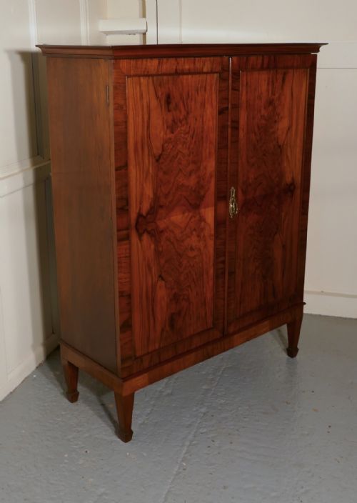 fig 1. Art Deco Figured Walnut Cupboard.