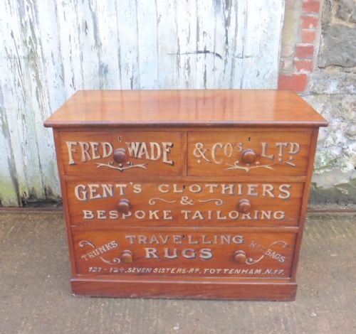 Victorian Mahogany Shop Display Chest of Drawers