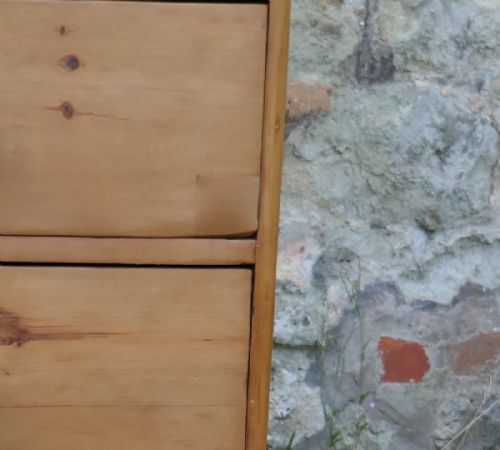 fig 3. Large Victorian Stripped Pine Chest of Drawers, 1890