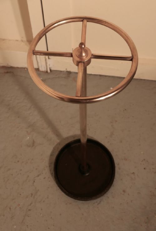 fig 2. A Victorian Brass and Cast Iron Walking Stick Stand or Umbrella Stand