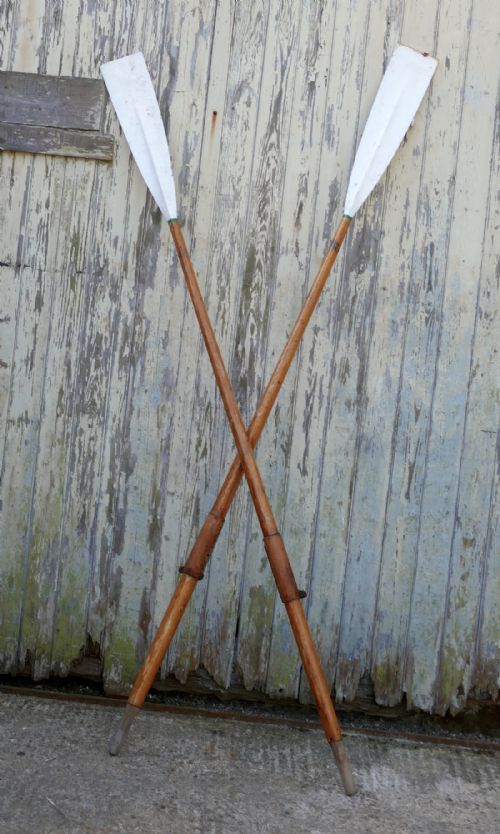 A Pair of Long Thames Sculling Oars