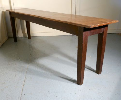 fig 2. Long Narrow Farmhouse Kitchen Table