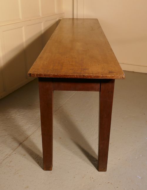 fig 3. Long Narrow Farmhouse Kitchen Table