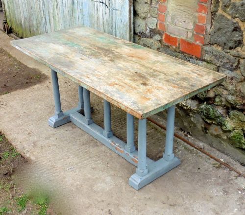 19th Century Barn Fresh Shabby Oak and Pine Centre Table