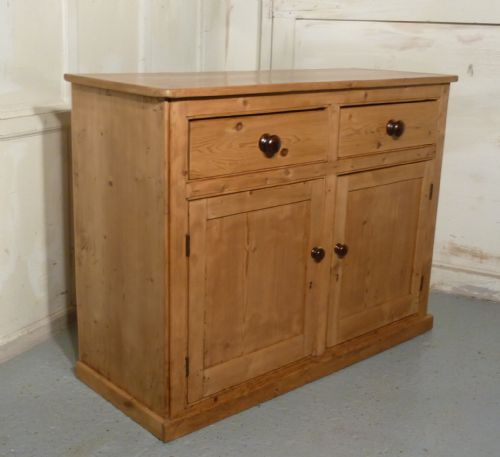 Victorian Stripped Pine Kitchen Cupboard,