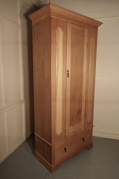 fig 1. A Victorian Stripped Pine Wardrobe