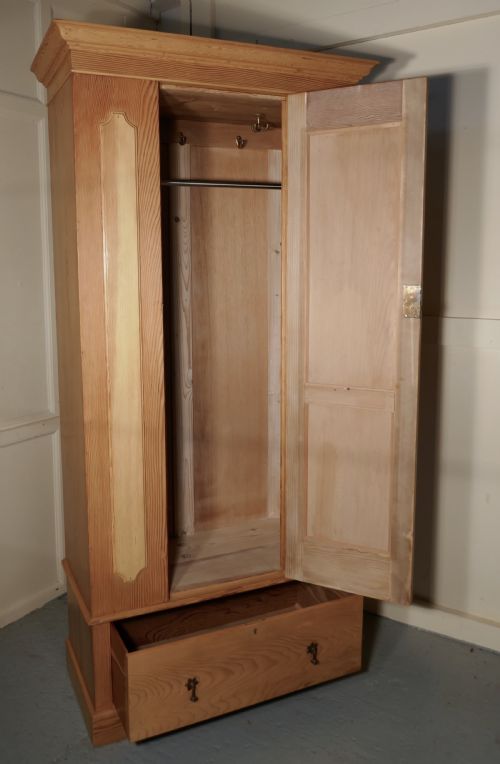fig 4. A Victorian Stripped Pine Wardrobe