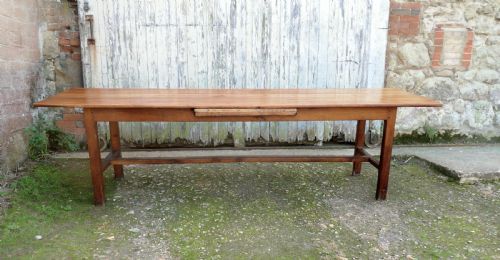 3 Meter French Cherry Wood Farmhouse Table