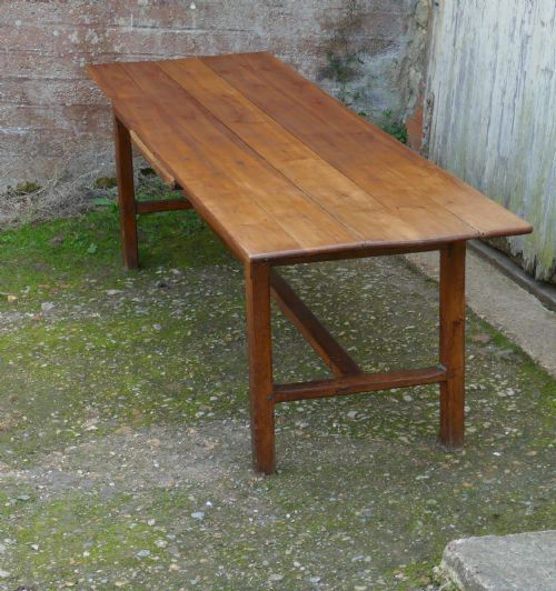 fig 3. 3 Meter French Cherry Wood Farmhouse Table