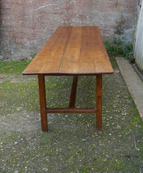 fig 4. 3 Meter French Cherry Wood Farmhouse Table