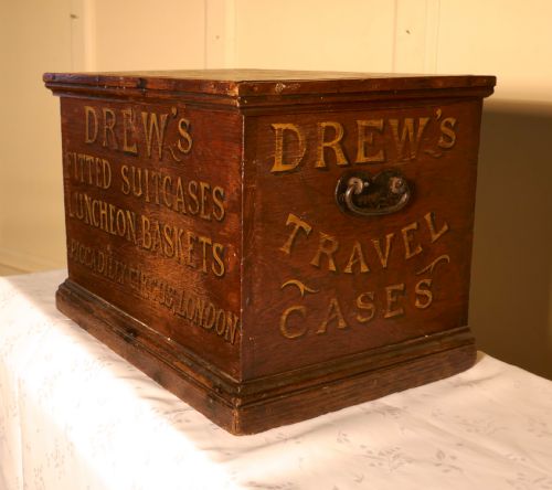 fig 3. Victorian Oak Apprentice Piece from Drew Luggage Makers