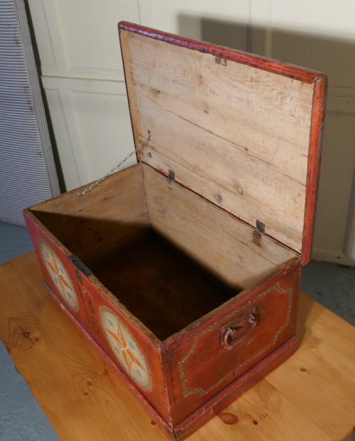 fig 3. European Painted Pine Chest