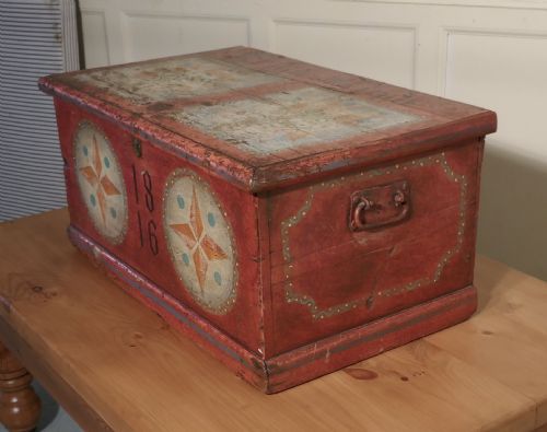 fig 4. European Painted Pine Chest