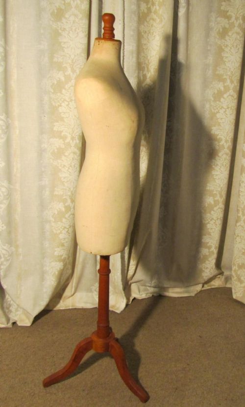 fig 2. Elegant Linen Mannequin, Taylor’s Dummy 