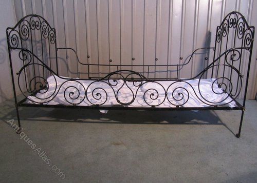 A French Iron Single or Day Bed