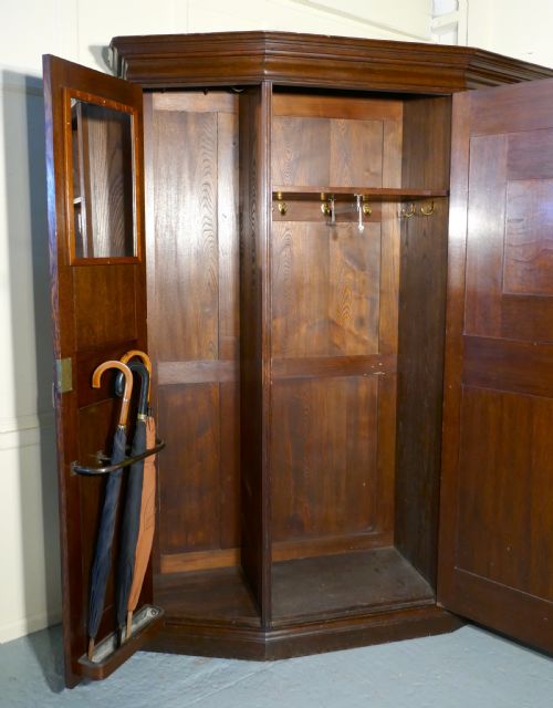 fig 7. Rare Progressive Furniture Arts & Crafts Oak Wardrobe, by Gillow for Liberty,  