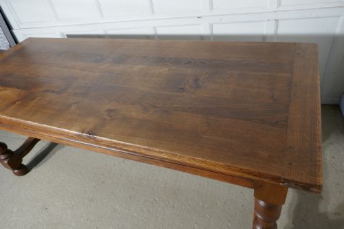 fig 5. 19th Century French Country Oak Table