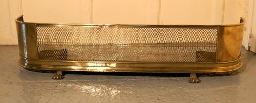 fig 2. A Exceptional Georgian Pierced Brass Fender