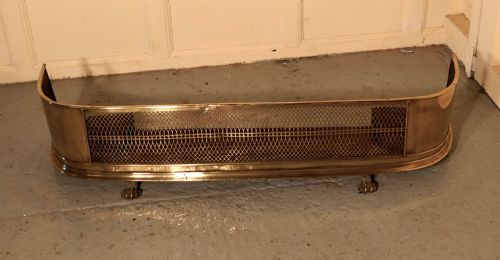 fig 3. A Exceptional Georgian Pierced Brass Fender