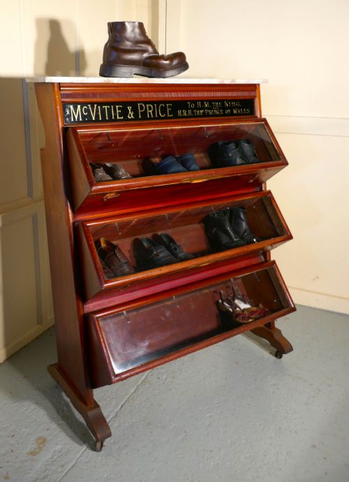 fig 3. McVitie & Price Cake Shop Biscuit Tin Display Cabinet