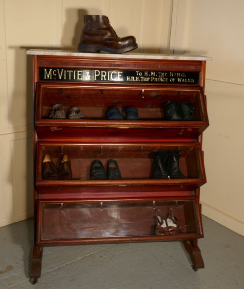 fig 4. McVitie & Price Cake Shop Biscuit Tin Display Cabinet