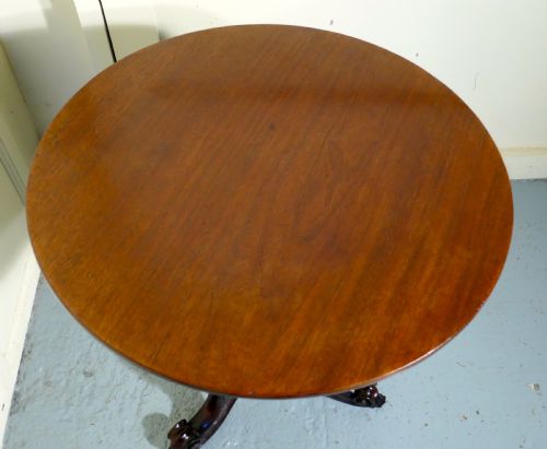fig 1. Mahogany Wine Table or Occasional Table