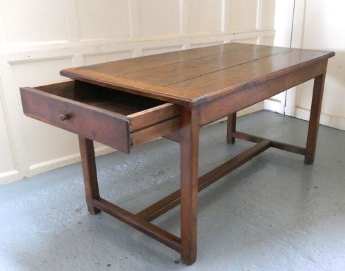 fig 2. Early 19th Century French Chestnut Farmhouse Table