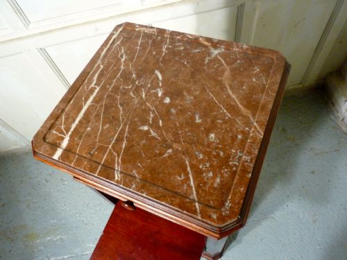 fig 1. French Flame Mahogany Bedside Cabinet