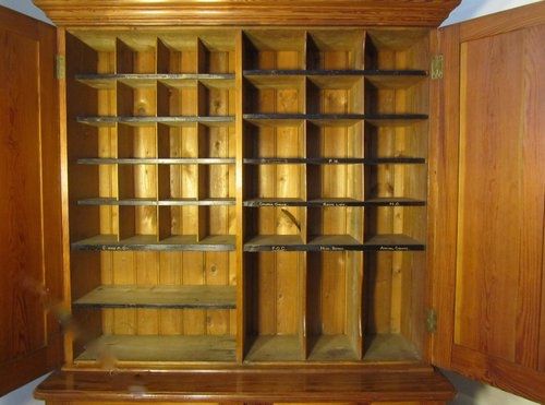 fig 1. Pine Housekeepers Estate Cupboard