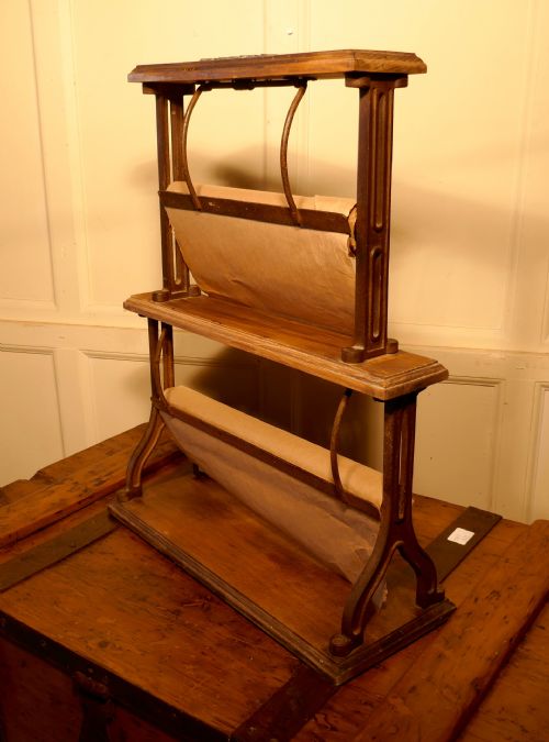 Very Rare 19th Century Cadbury Sweet Shop Double Paper Roll Cutter Dispenser