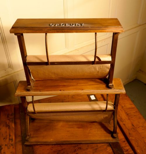 fig 1. Very Rare 19th Century Cadbury Sweet Shop Double Paper Roll Cutter Dispenser