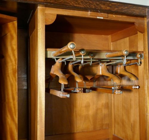 fig 1. Metamorphic Gentlemans Triple Oak Wardrobe Compactum by Kean and Scott
