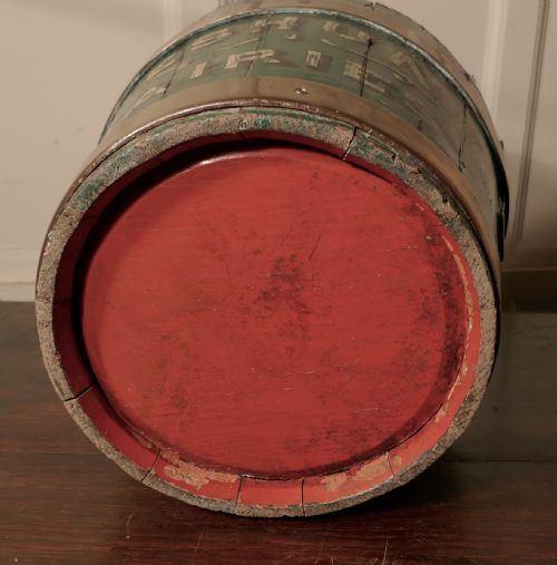 fig 3. A 19th Century Painted and Brass Dairy Bucket or Milk Pail