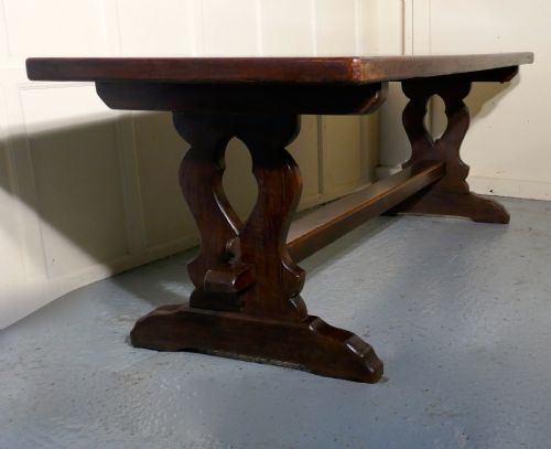 fig 4. A Large French Oak Refectory Table, Table Monastère