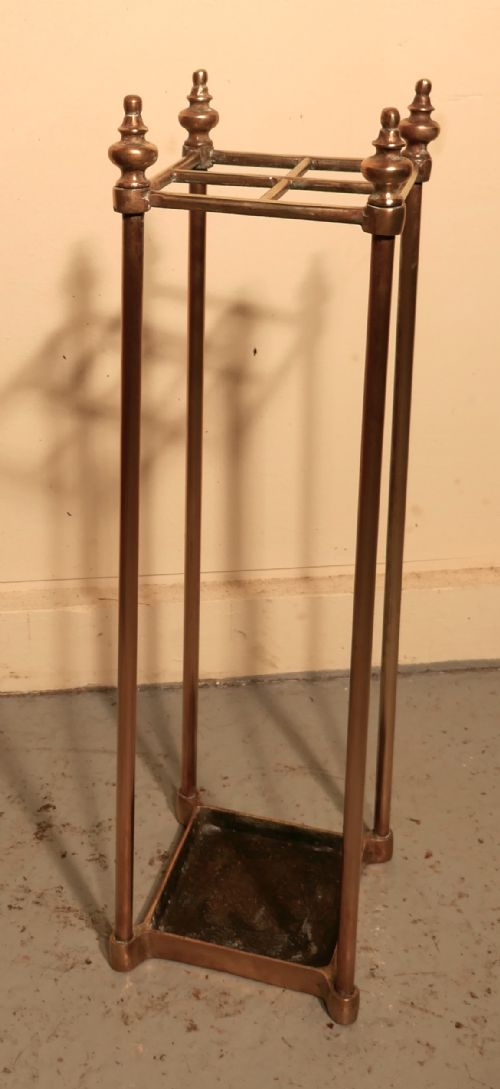 fig 3. A Victorian Brass and Cast Iron Walking Stick Stand or Umbrella Stand