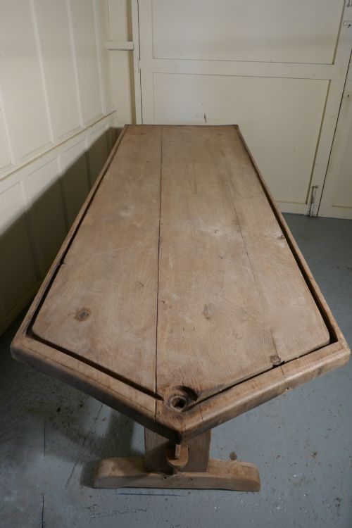 fig 1. 18th Century French Cheese Makers or Dairy Table